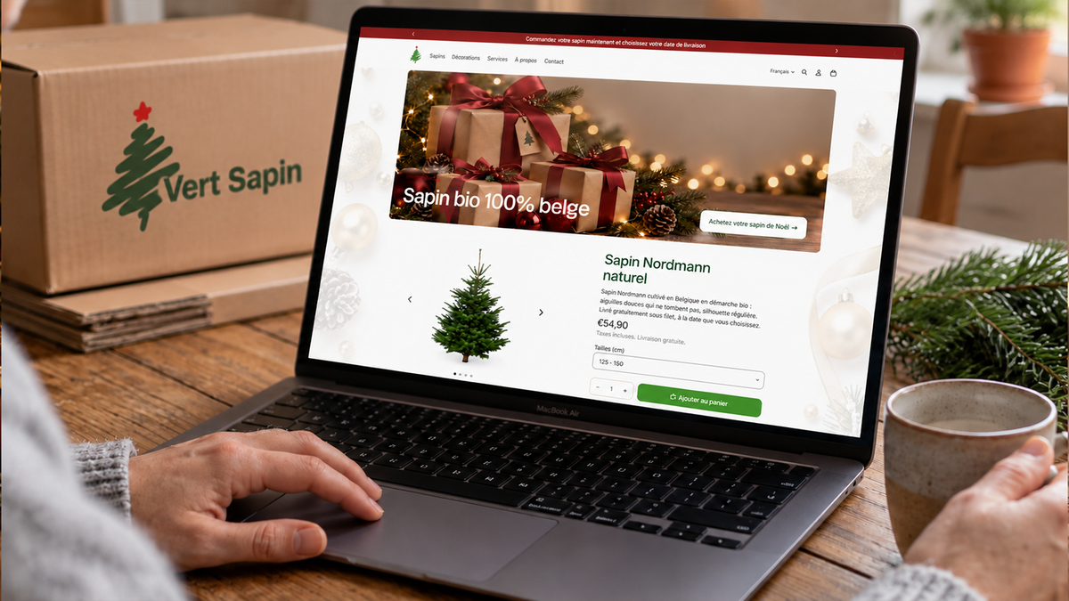 Acheter un sapin de Noël naturel premium en Belgique : en ligne ou près de chez vous