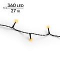 Blanc chaud - Guirlande LED Basic 27 m - 360 led, la guirlande seule sur fond blanc