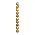 Doré - 10 boules de Noël 6 cm (Incassable), dans son emballage transparent