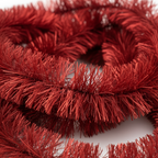 Rouge - Guirlande de Noël classique 2,70 m, en gros plan