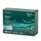 Blanc froid - Guirlande LED Basic 18 m - 240 led, la boîte du produit